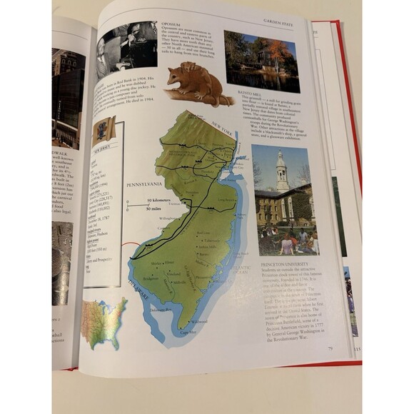 The Young People's Atlas of the United States,Harrison,Van Zandt,Home School - Picture 7 of 12